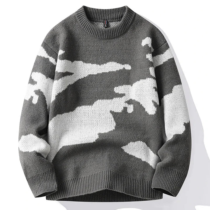 Atelier Cannes™ | Pull Motif Nuage pour Hommes