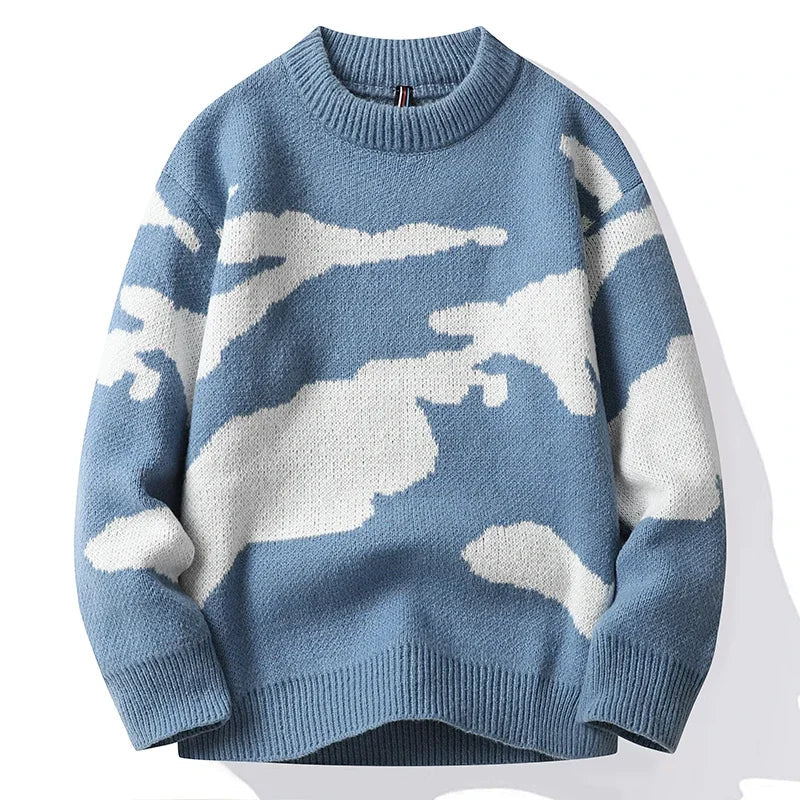Atelier Cannes™ | Pull Motif Nuage pour Hommes