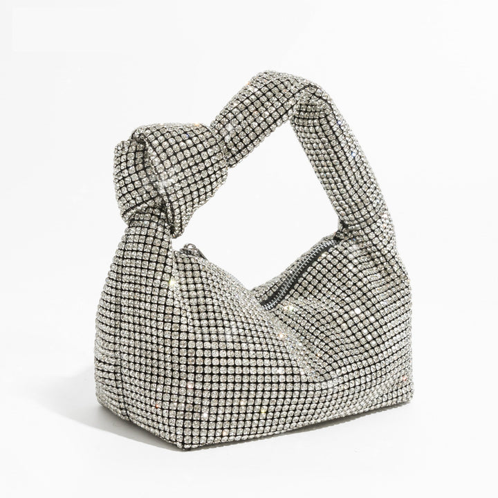 Sparkle Knot Rhinestone Mini Bag
