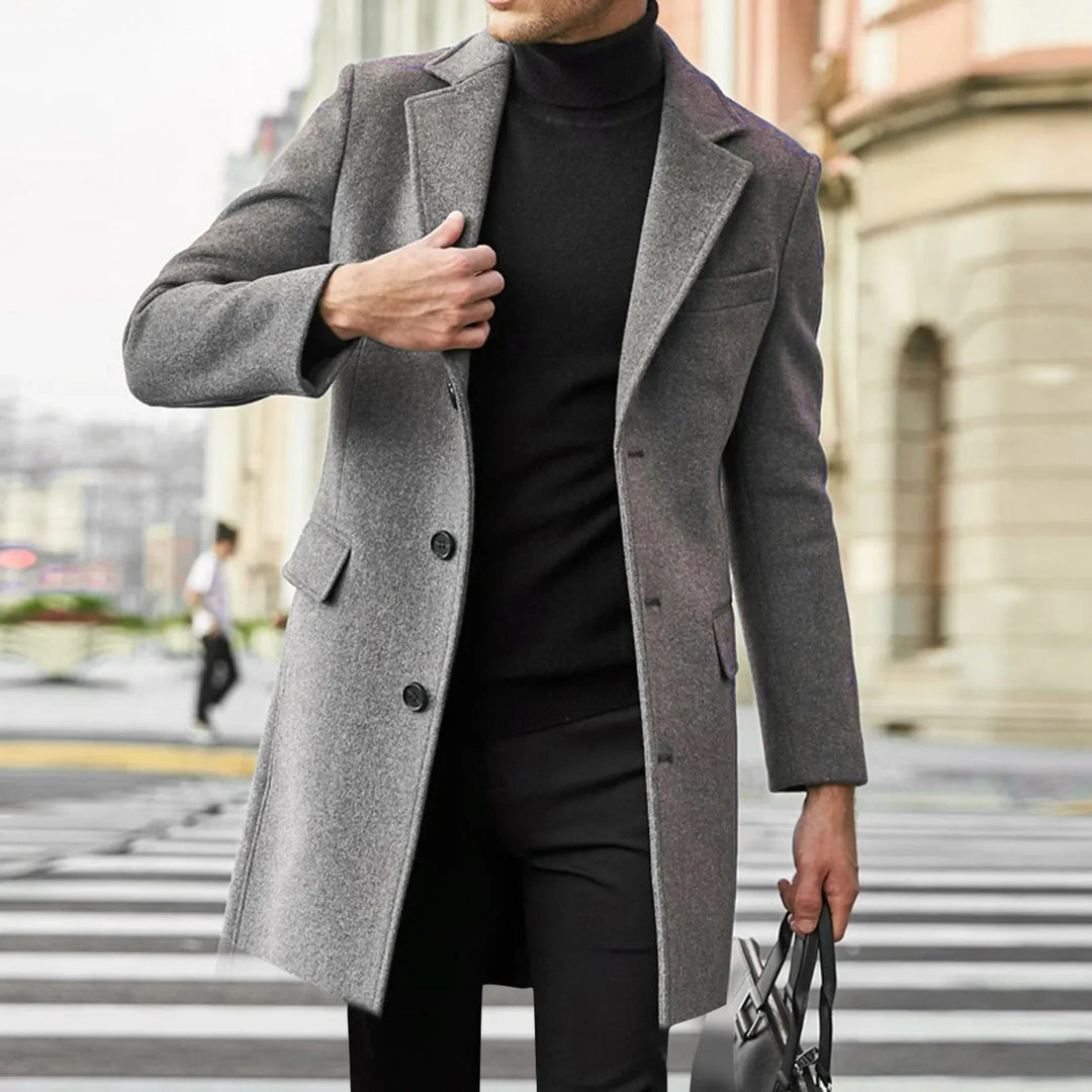Thomas™ - Padded Leather Coat