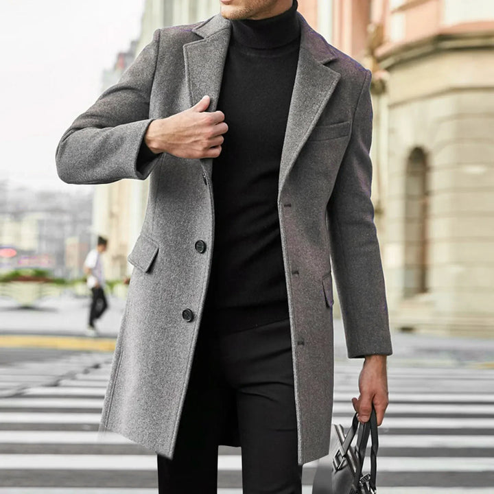 Thomas™ - Padded Leather Coat