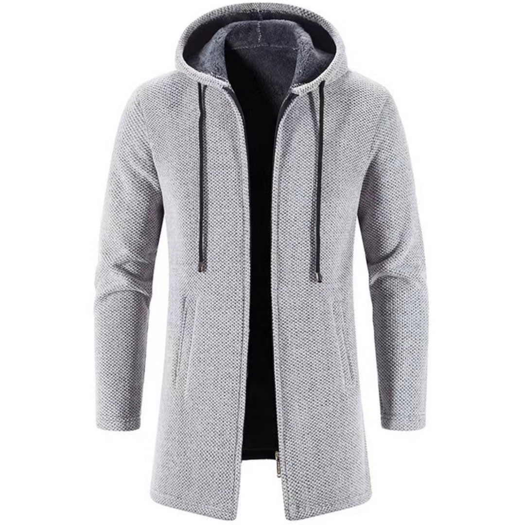 CODY™ | MEN'S MID-LENGTH HOODED WOOL JACKET
