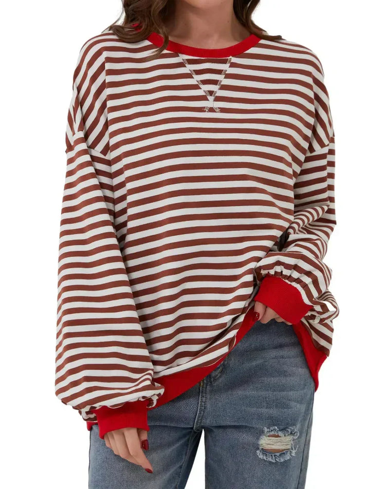 AMBER - OVERSIZED STRIPED JUMPER