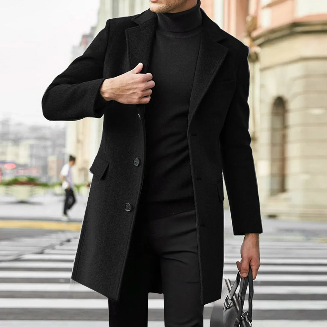 Thomas™ - Padded Leather Coat