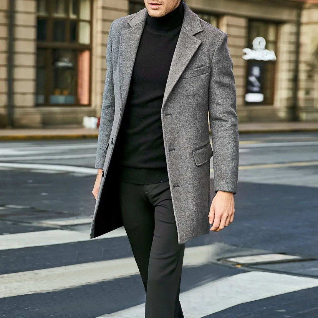 Thomas™ - Padded Leather Coat