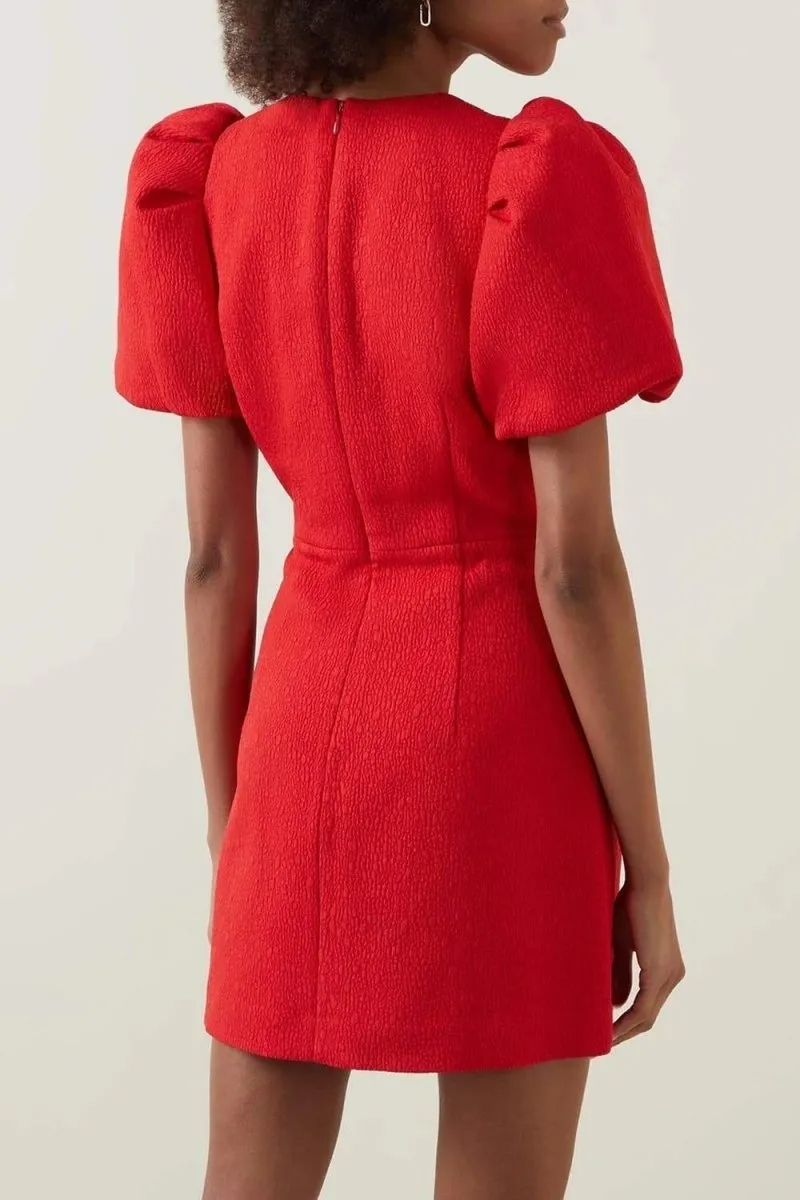 Nora - Bow Mini Dress