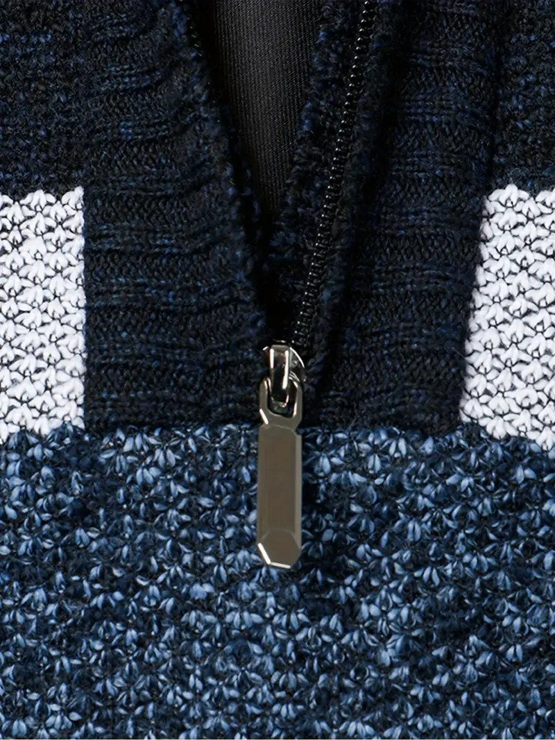 COSME - PULL QUARTER-ZIP EN MAILLE