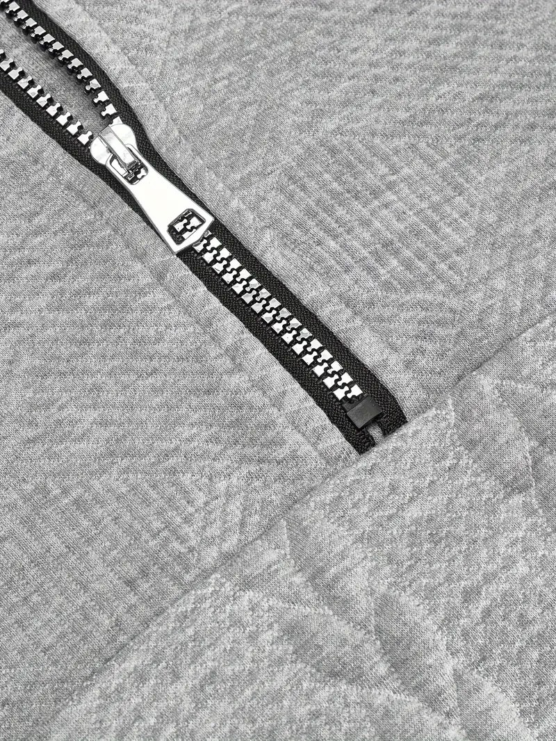 RANIER - PULL HENLEY CASUAL DEMI-ZIP