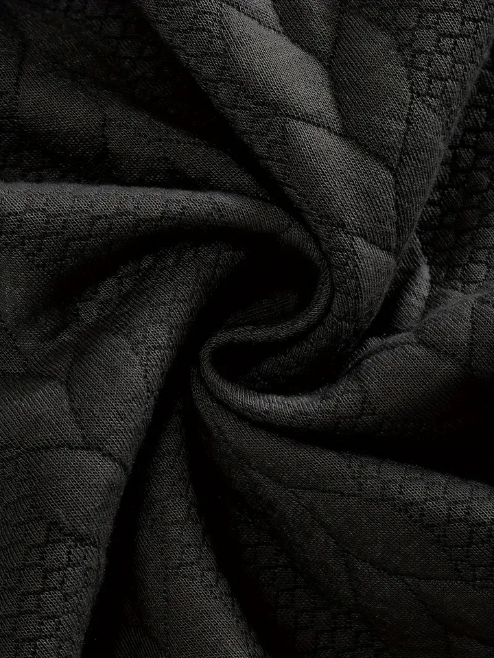 RANIER - PULL HENLEY CASUAL DEMI-ZIP