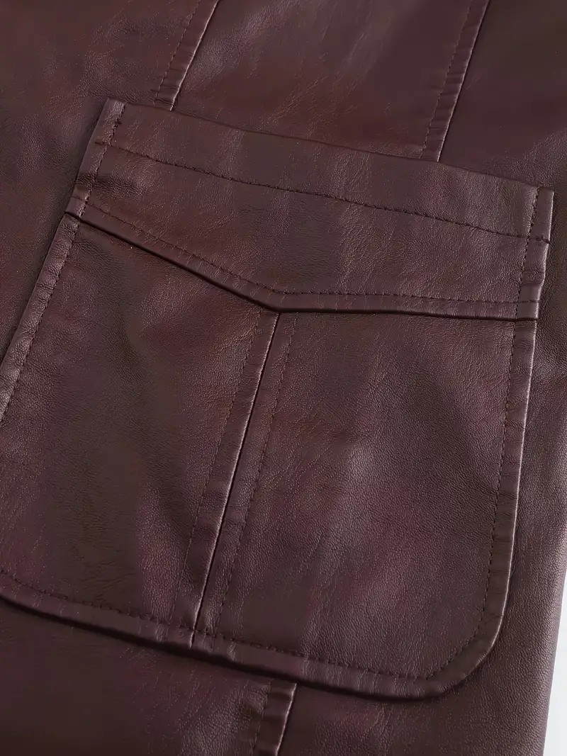 OLIVIER - VESTE EN CUIR SYNTHÉTIQUE