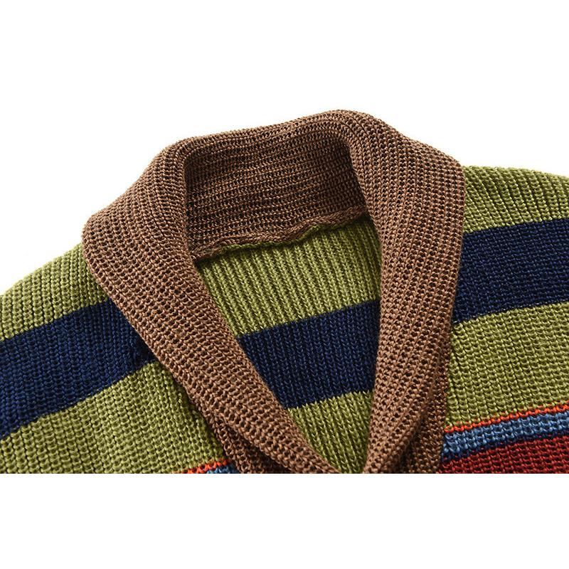Alexander™ | Men's Colourblock Lapel Sweater Jacket