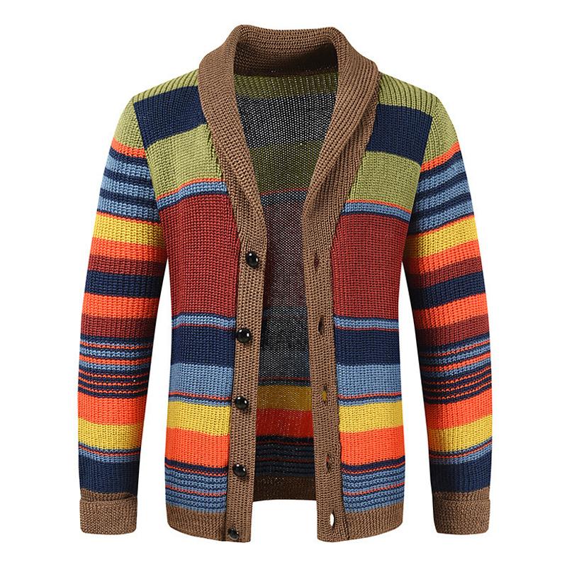 Alexander™ | Men's Colourblock Lapel Sweater Jacket