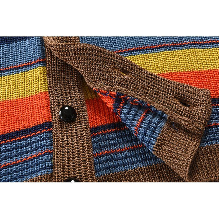 Alexander™ | Men's Colourblock Lapel Sweater Jacket
