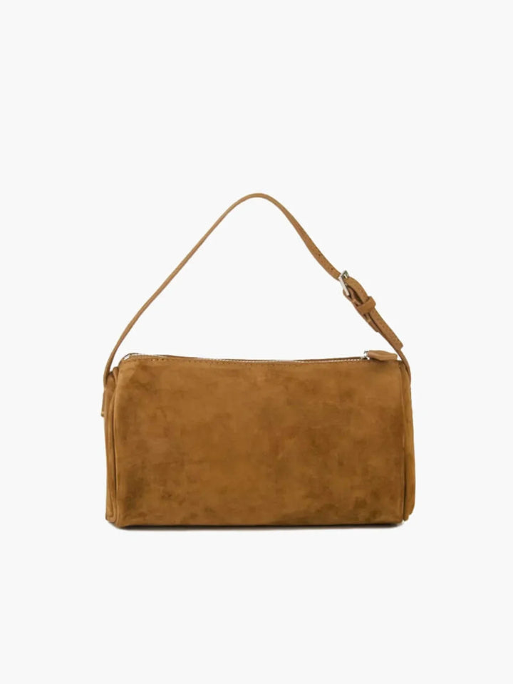 Soft Faux Suede Cylinder Bag