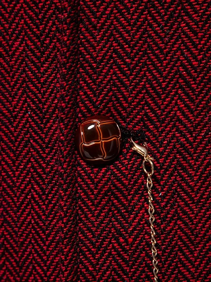 FERDINAND - GILET MOTIF CHEVRON RÉTRO