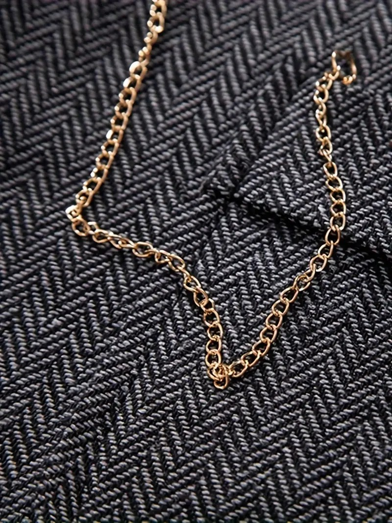 FERDINAND - GILET MOTIF CHEVRON RÉTRO