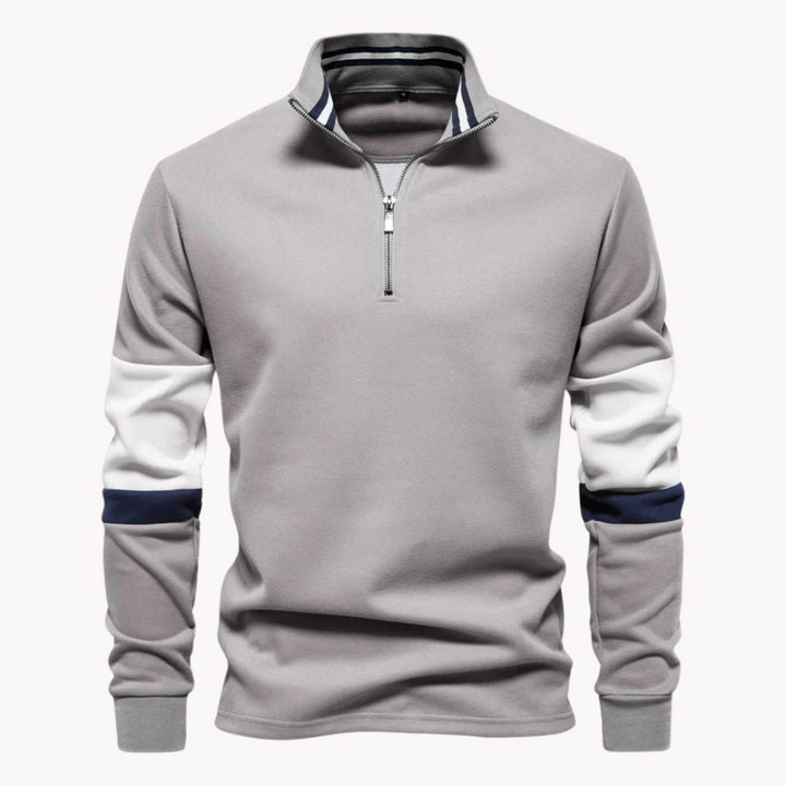 Nathan Quarter-Zip Sweater