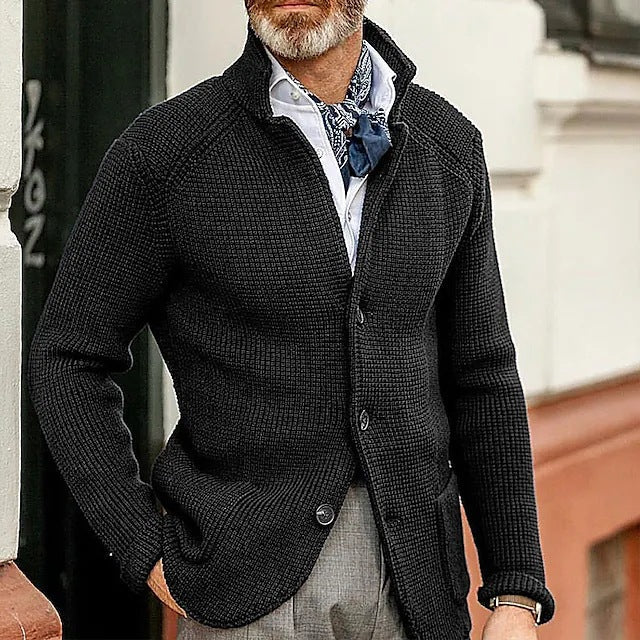 Lincoln™ | Men's Refined Cardigan with Button Closure
